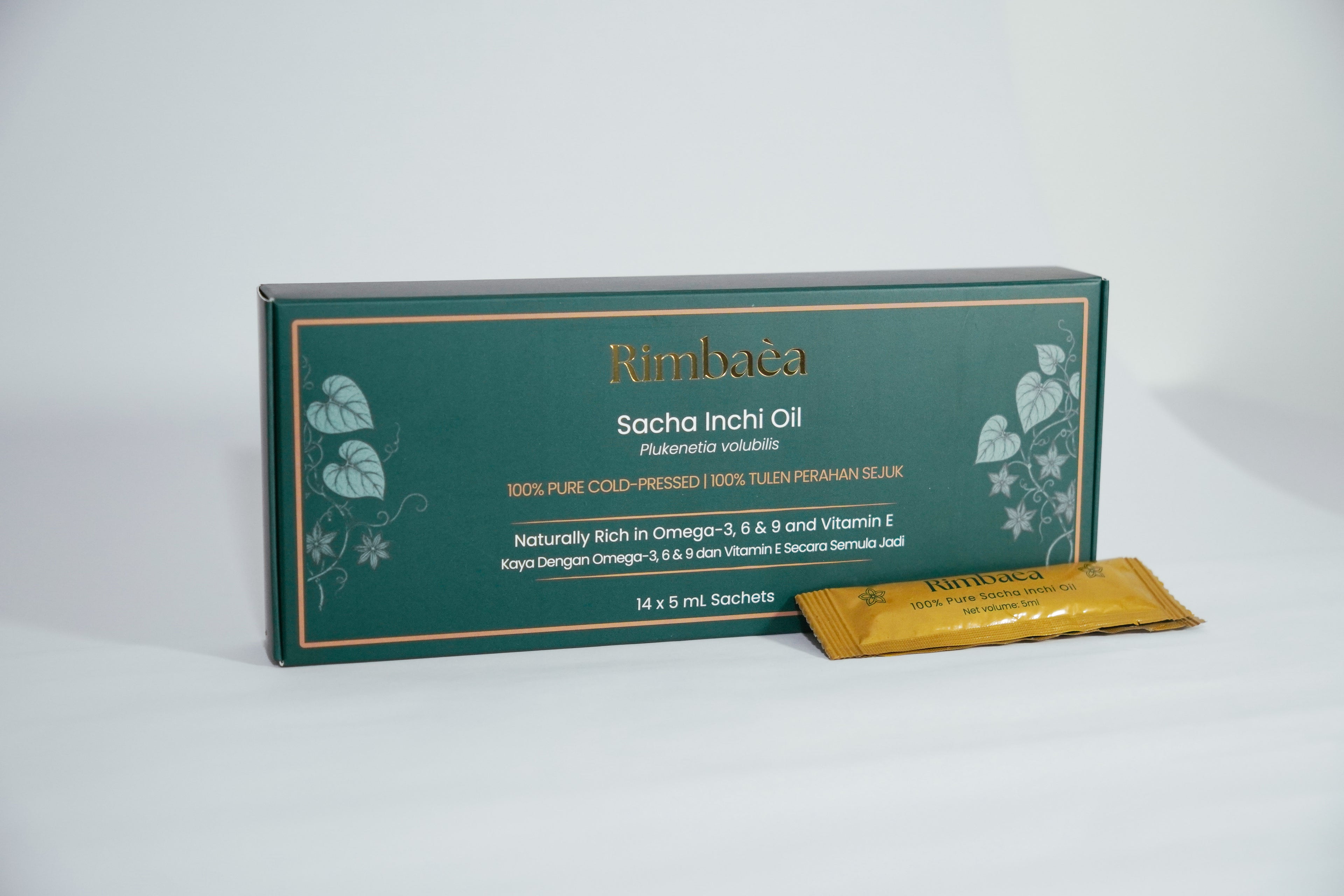 Rimbaèa Sacha Inchi Oil Sachets – Omega Balance (14 x 5ml)