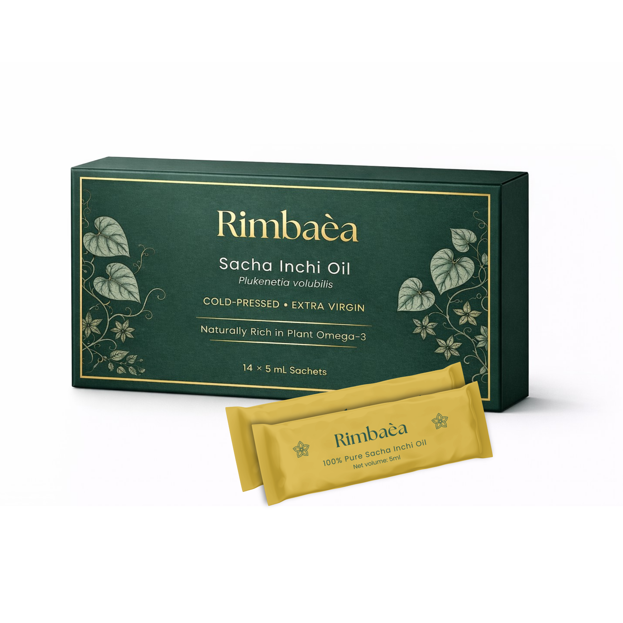 Rimbaèa Sacha Inchi Oil Sachets – Omega Balance (14 x 5ml)